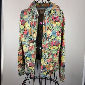 Disney Tropical Minnie Mouse Hoodie sz M